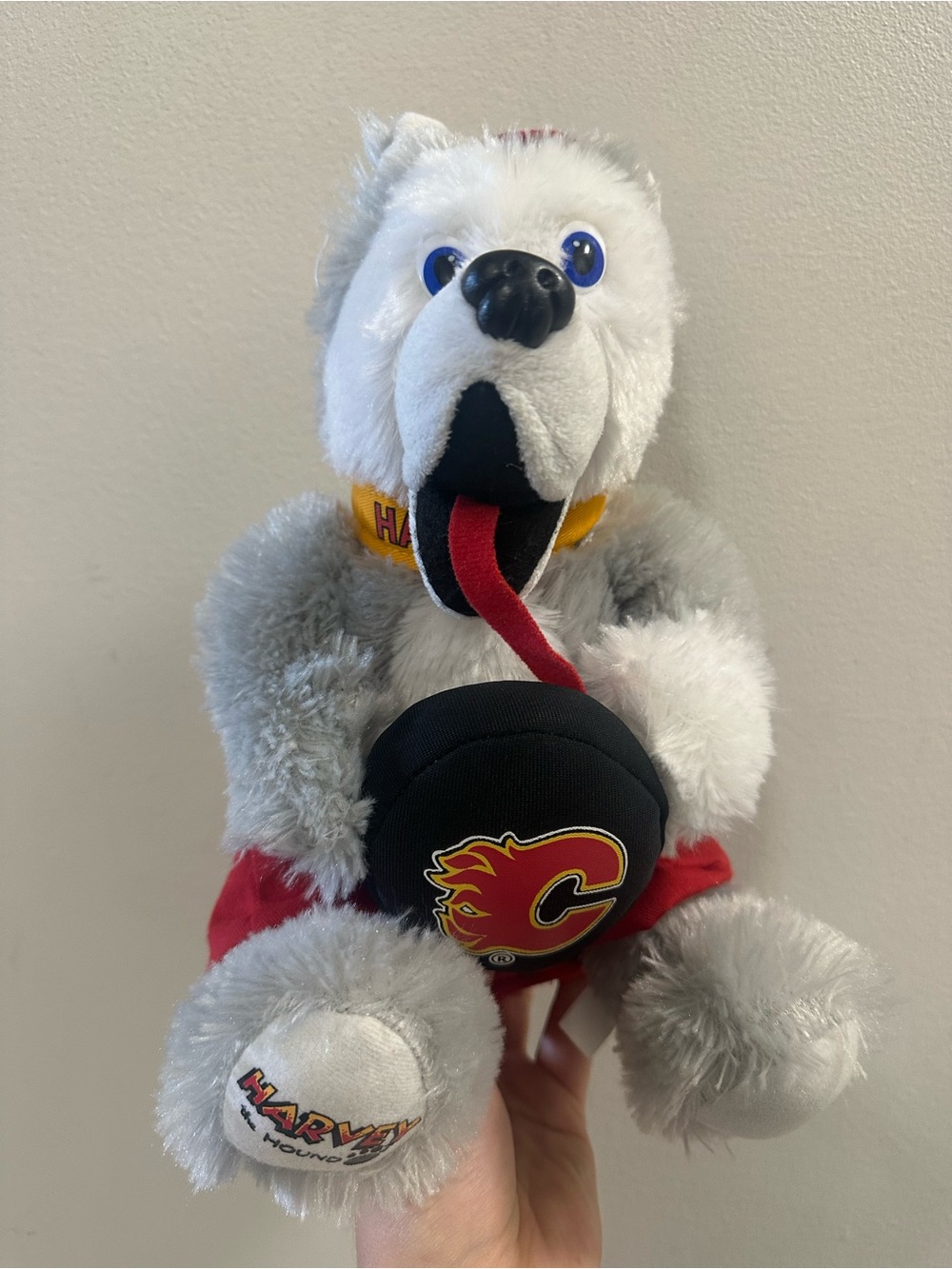 Calgary Flames Plush Toy - Gray and White Hockey Mascot